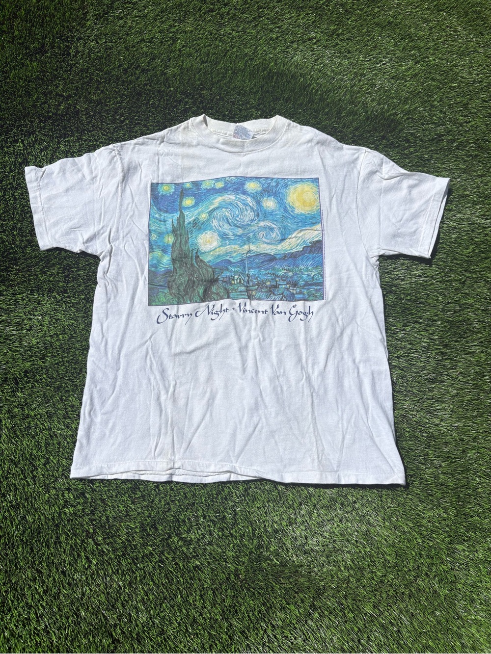 Vintage 90s Van Gogh Starry Night Shirt